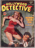 Hollywood Detective Jun 1945 GGA assault cvr; Ray Cummings - Pulp