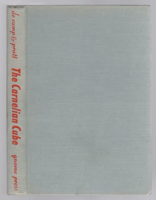 The Carnelian Cube by L. Sprague de Camp (First Edition) Signed