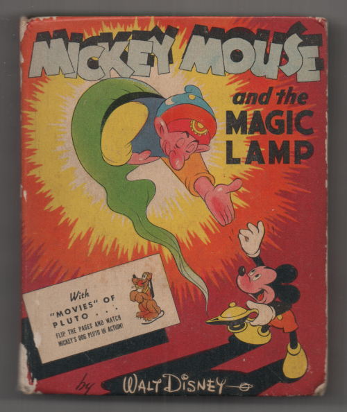 Mickey Mouse and the Magic Lamp by Walt Disney, Big Little Book #1429