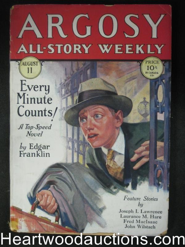 Argosy August 11, 1928 Fred MacIsaac, Edgar Franklin