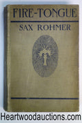 Fire-Tongue by Sax Rohmer First Joseph Clement Coll Art