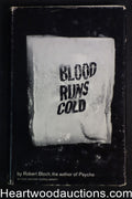 Blood Runs Cold by Robert Bloch (1961) Inner Sanctum Mystery edition