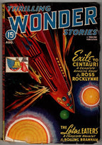 Thrilling Wonder Aug 1943 Earle Bergey Cvr; Anthony Boucher; Ray Cummings