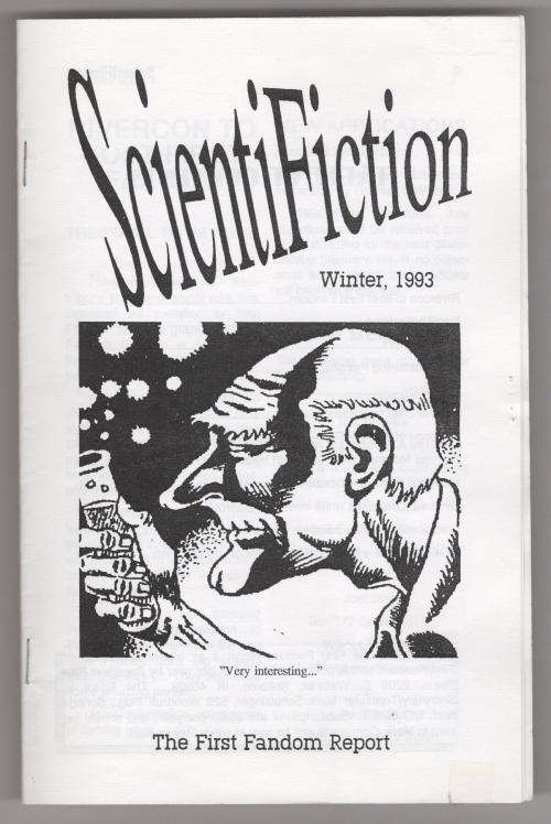 ScientiFiction Winter 1993 First Fandom Sci-fi Fanzine Erle Korshak's Copy