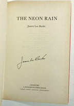 The Neon Rain by James Lee Burke (First UK Edition) Signed
