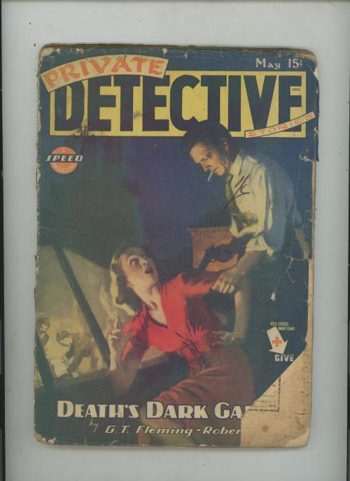Private Detective May  1945 Death's Dark Garden - Pulp