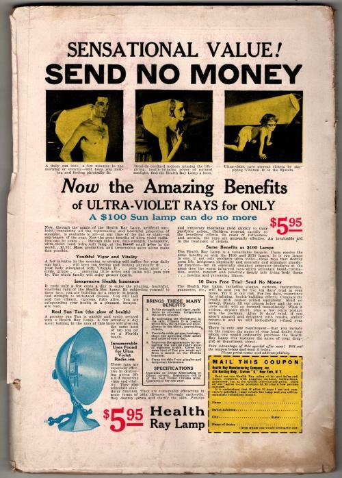Argosy Aug 15 1931 John Solmon Cvr by Paul Stahr; Ralph Milne Farley; H. B. J...