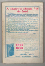 Weird Tales Apr 1935 Brundage Cvr; H.P. Lovecraft; OA Kline; Wandrei; CA Smith