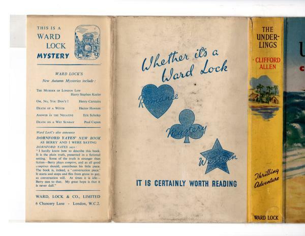 The Underlings by Clifford Allen (First Edition) File Copy