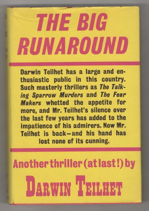 The Big Runaround by Darwin Teilhet (First UK Edition) Gollancz File Copy