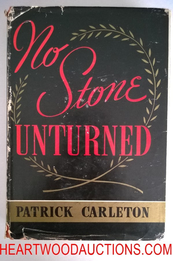 No Stone Unturned by Patrick Carleton FIRST