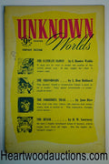 Unknown Worlds (British) Winter 1949 L. Ron Hubbard "The Crossroads"