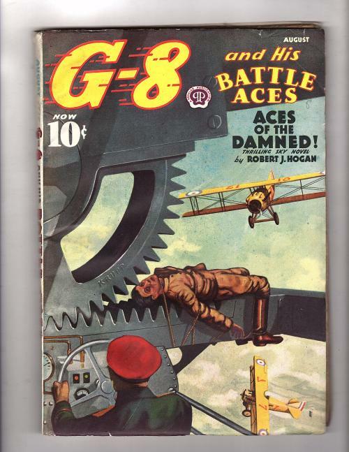 G-8 Battle Aces Aug 1938 Robert J. Hogan, Frederick Blakeslee
