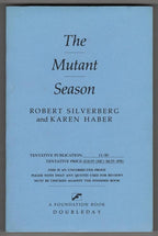 The Mutant Season by Robert Silverberg Karen Haber (Uncorrected Proof) Signed