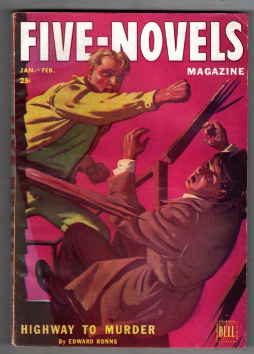 Five Novels Monthly Jan-Feb 1947 Pulp Edward Ronns "Highway to Murder"