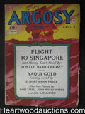 Argosy August 3, 1940 1st pattern Cvr, E.Hoffman Price