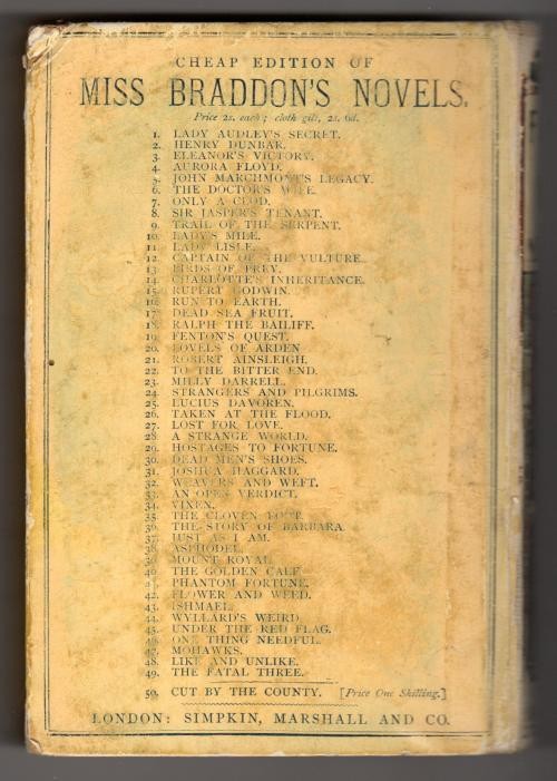 Flower and Weed; And Other Tales by Mary Elizabeth Braddon