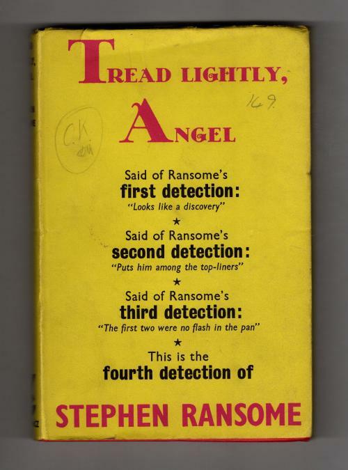 Tread Lightly, Angel by Stephen Ransome (Gollancz Detection) File Copy