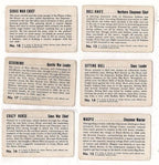 Complete Set of 18 Braves of Indian Nations Cards