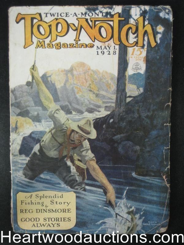 Top Notch May 1 1928 Gayle Hoskins fishing cvr
