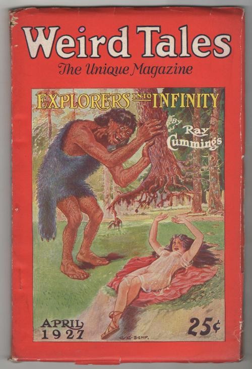 Weird Tales Apr 1927 Cummings - Explorers into Infity - Pt 1/Cover