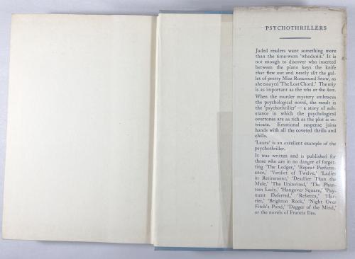 Laura by Vera Caspary (First Edition, Second Printing) Movie Tie-in