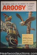 Argosy Nov 1958 Paul Rabut Cvr, Sandy Lossin, Football, John Huston - High Grade