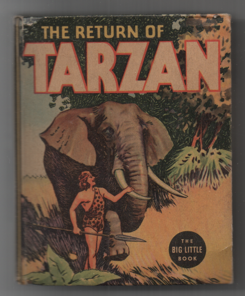 The Return of Tarzan by Edgar Rice Burroughs, Big Little Book #1102