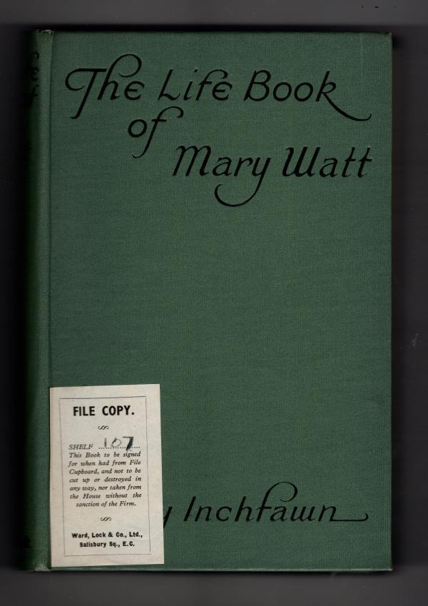 The Life Book of Mary Watt by Fay Inchfawn (First Edition) Rare DJ Publisher'...