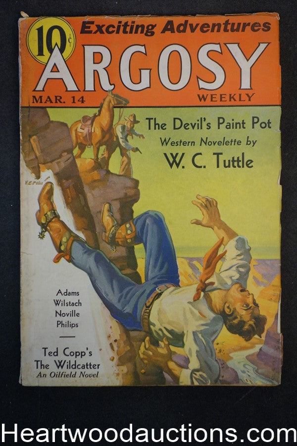 Argosy Apr 28, 1934 Wild Western Cover