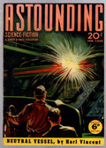 Astounding Jan 1940 British Edition, Concl. EE Smith Lensman Series Pulp