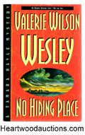 No Hiding Place by Valerie Wilson Wesley SIGNED ARC (SOFTCOVER)- High Grade