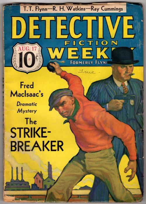 Detective Fiction Weekly Aug 17 1935 Ray Cummings; Fred MacIsaac