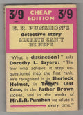 Secrets Can't Be Kept by E. R. Punshon (Gollancz) File Copy