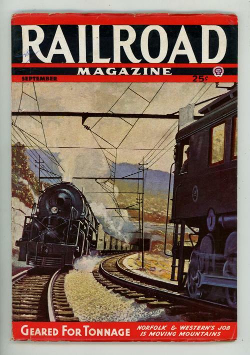 Railroad Magazine Sep 1944 Frederick Blakeslee Cover - High Grade