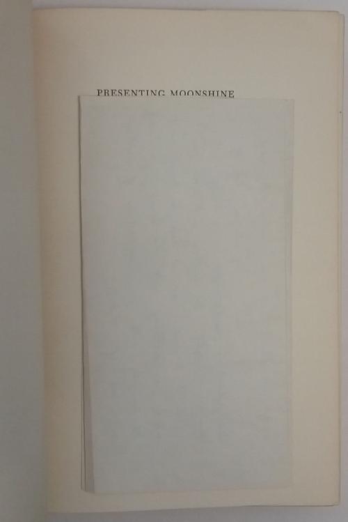 Presenting Moonshine by John Collier (1st Ed.) Signed Mona Harrop McElfresh