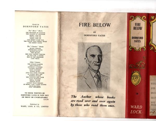 Fire Below by Dornford Yates (File Copy)