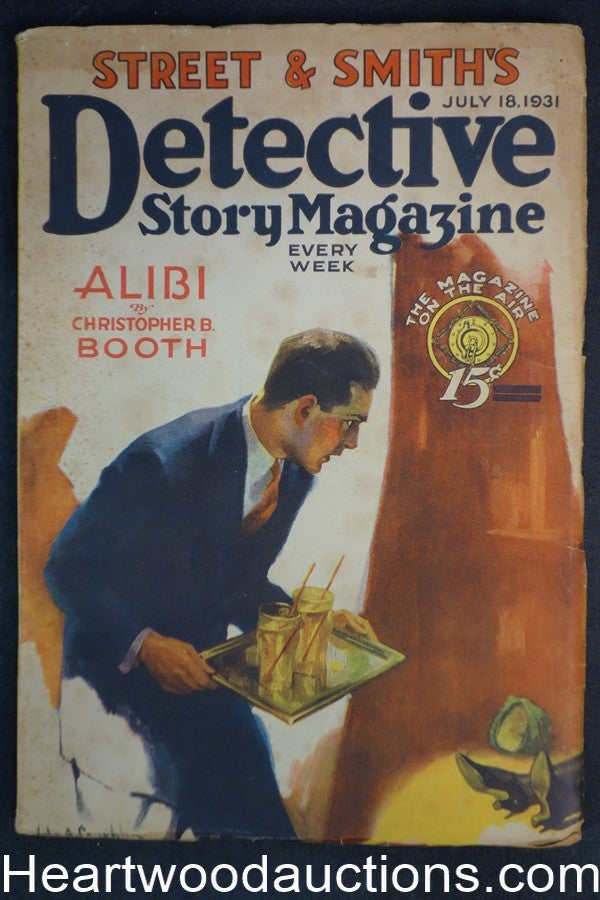 Detective Story Jul 18, 1931 Coughlin Cvr, Chris Booth, Helen Reilly, E. Poate,
