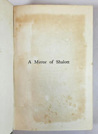The Mirror of Shalott by Robert Hugh Benson (First Edition) Scarce