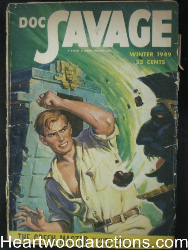 Doc Savage  Winter 1949  Key return to pulp format