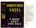 B-Berry and I Look Back by Dornford Yates (First Edition) File Copy