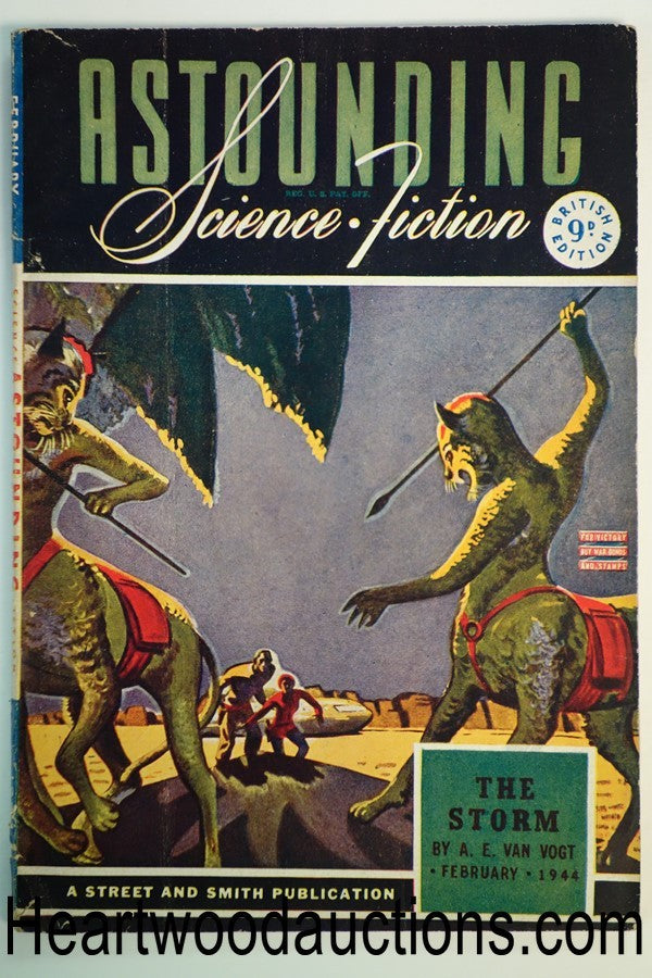 Astounding (British) Feb 1944 Anthony Boucher, A.E. van Vogt, Fredric Brown