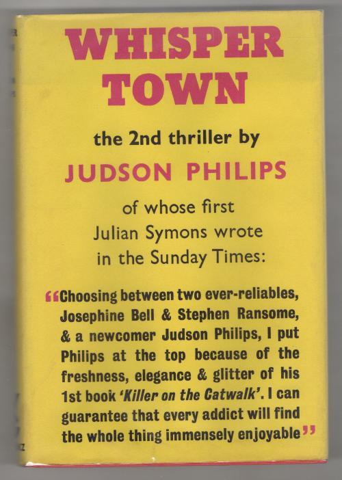 Whisper Town by Judson Philips (First UK Edition) Gollancz File Copy