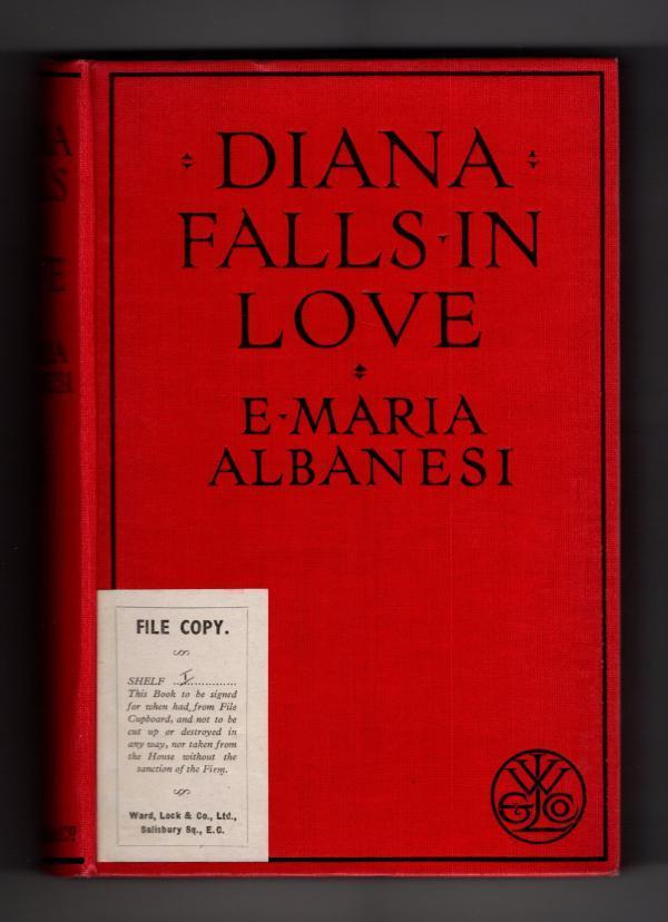Diana Falls in Love by E. Maria Albanesi (Rare DJ) Publisher's Copy
