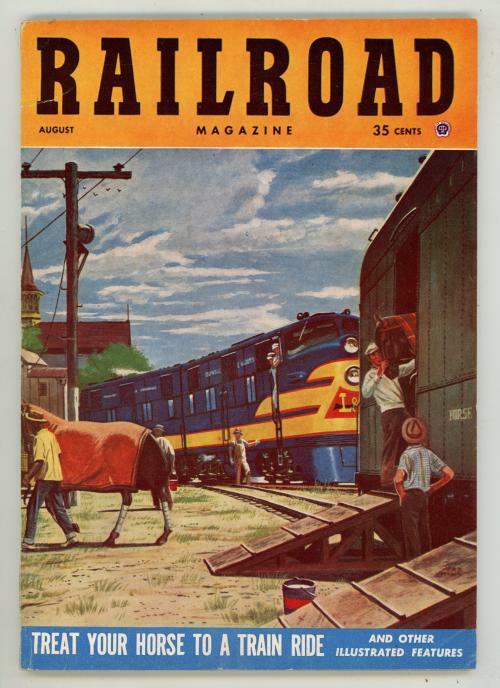 Railroad Magazine Aug 1954 Herb Mott - High Grade