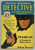 Detective Fiction Weekly May 9, 1936 Hugh Cave, Masked Villian Cvr
