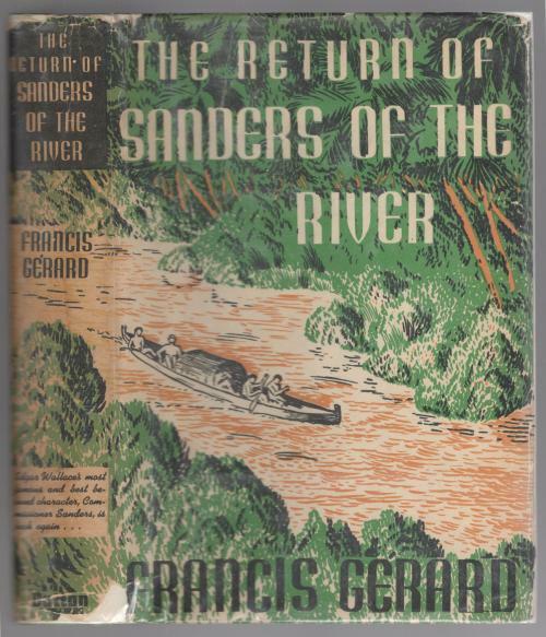 The Return of Sanders of the River by Francis Gerard (First Edition)