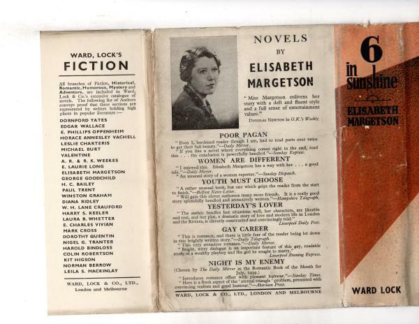 Six in Sunshine by Elisabeth Margetson (First Edition) Ward File Copy