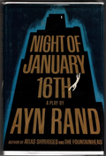 Night of January 16th by Ayn Rand (First Edition)