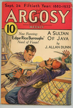 Argosy Sep 24, 1932  Edgar Rice Burroughs The Pirates of Venus pt 2